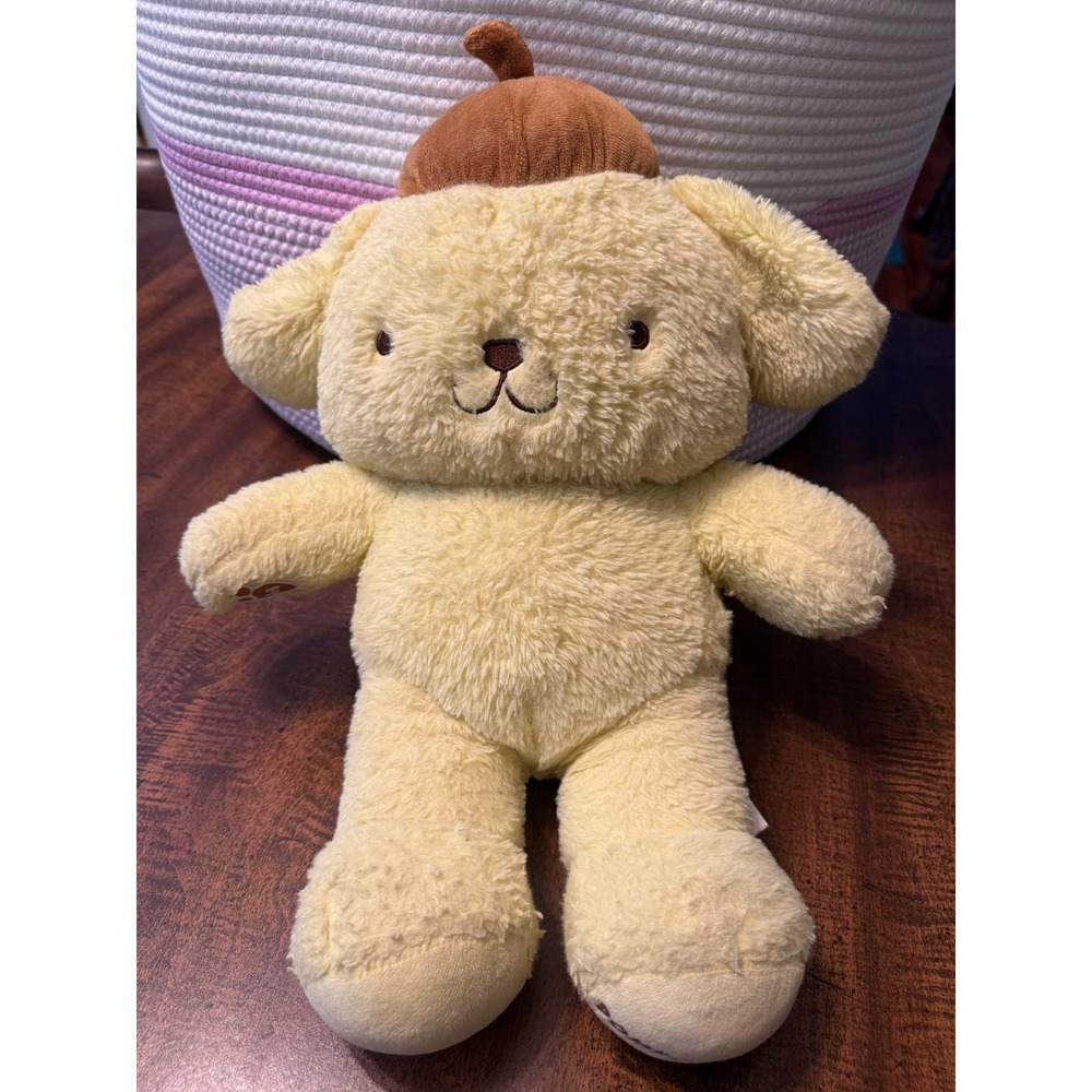 Build A Bear Pompompurin Plush 15" Sanrio Hello Kitty Friends Yellow Dog BABW